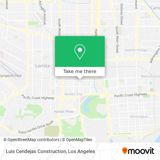 Luis Cendejas Construction map