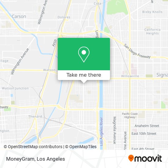 MoneyGram map