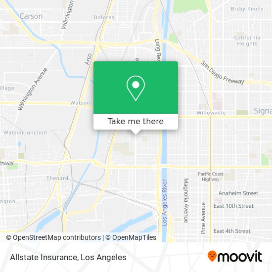 Allstate Insurance map