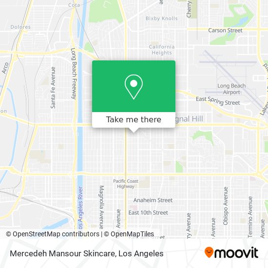 Mercedeh Mansour Skincare map