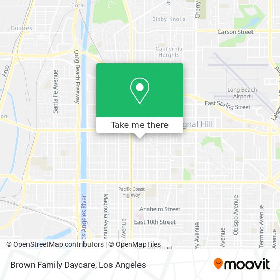 Brown Family Daycare map
