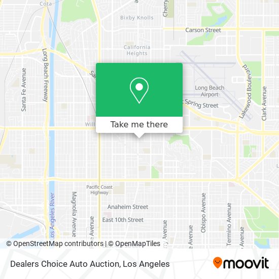 Dealers Choice Auto Auction map