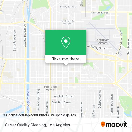 Carter Quality Cleaning map