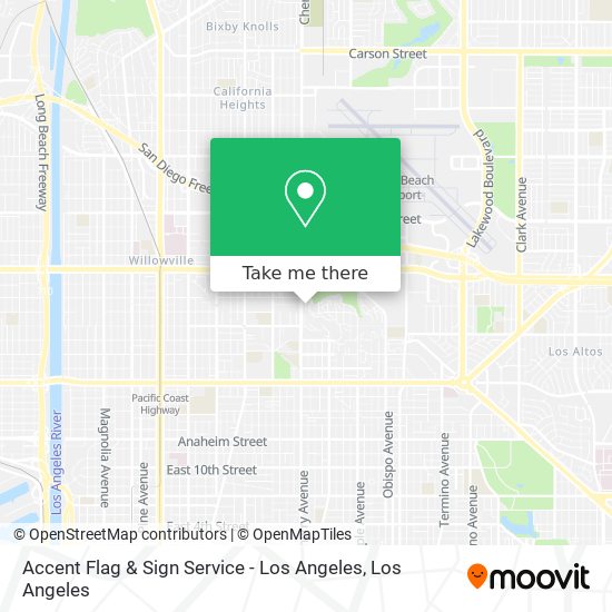 Accent Flag & Sign Service - Los Angeles map