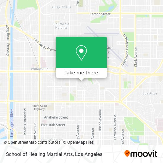 Mapa de School of Healing Martial Arts