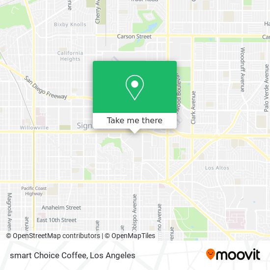 Mapa de smart Choice Coffee