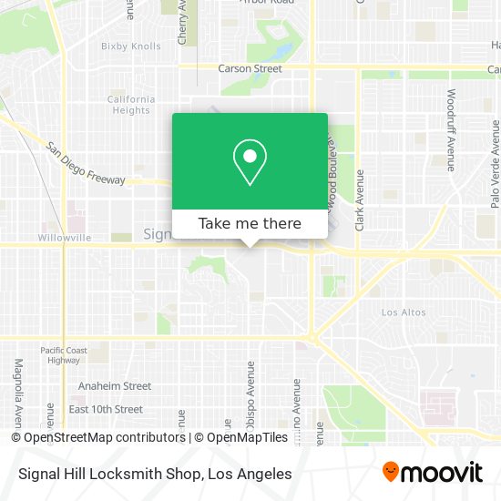 Signal Hill Locksmith Shop map