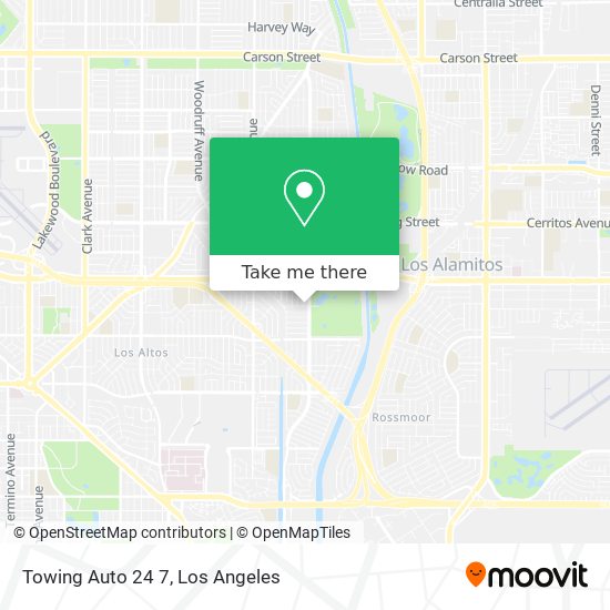 Towing Auto 24 7 map