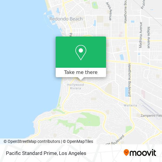 Pacific Standard Prime map