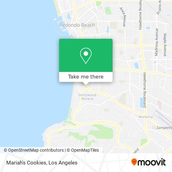 Mariah's Cookies map