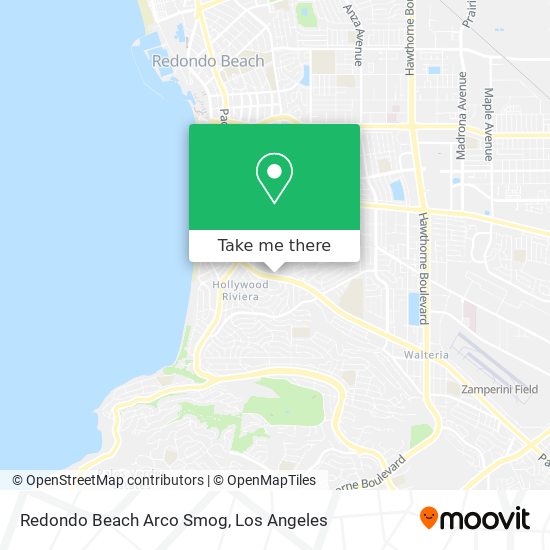 Mapa de Redondo Beach Arco Smog