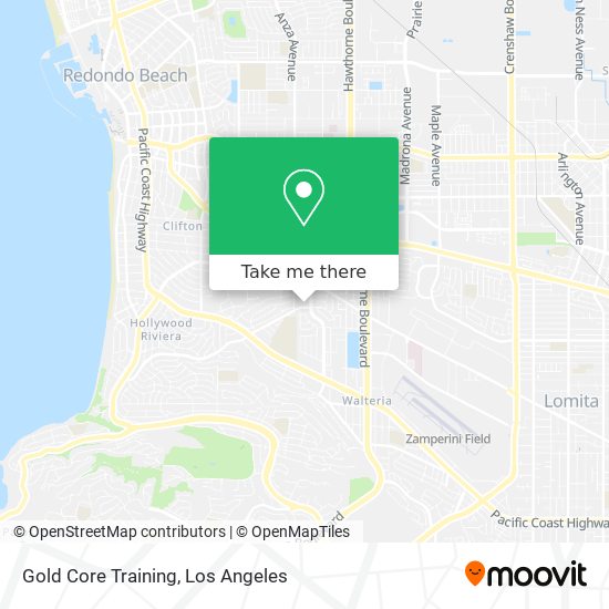 Gold Core Training map