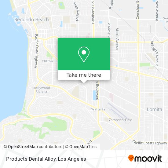 Mapa de Products Dental Alloy