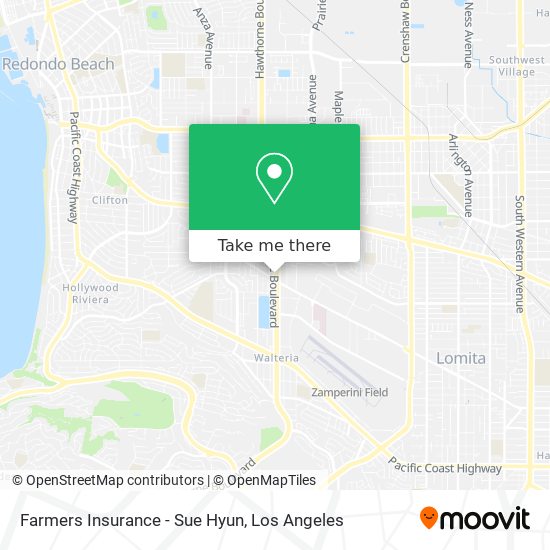 Mapa de Farmers Insurance - Sue Hyun