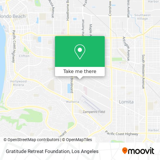 Gratitude Retreat Foundation map