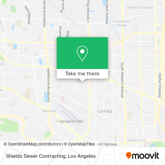 Mapa de Shields Sewer Contracting