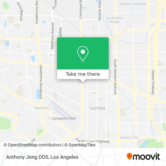 Anthony Jong DDS map