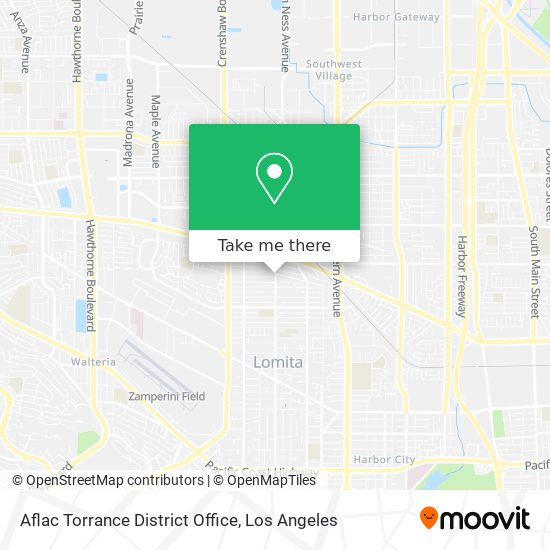 Aflac Torrance District Office map