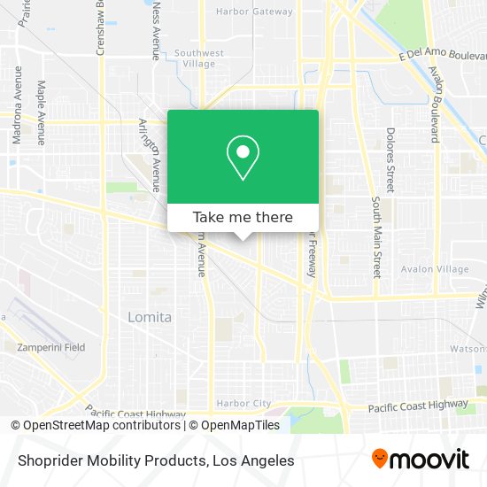 Shoprider Mobility Products map