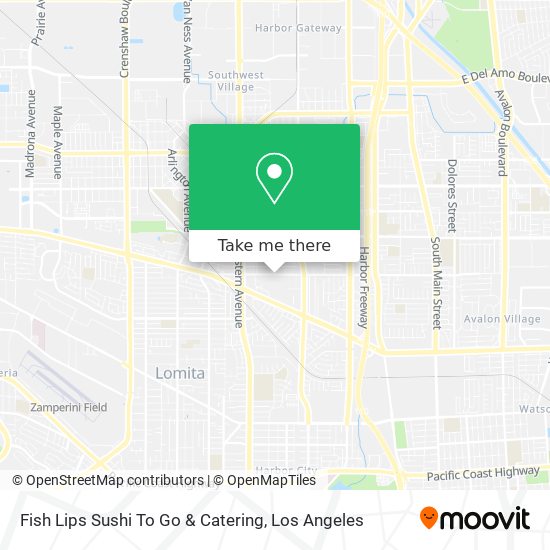 Fish Lips Sushi To Go & Catering map