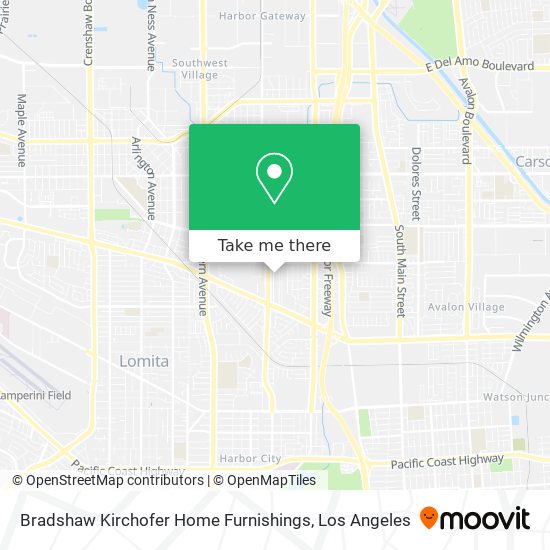 Bradshaw Kirchofer Home Furnishings map