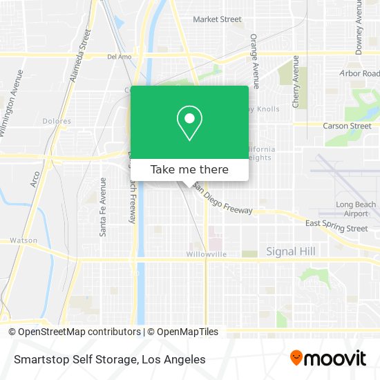 Mapa de Smartstop Self Storage