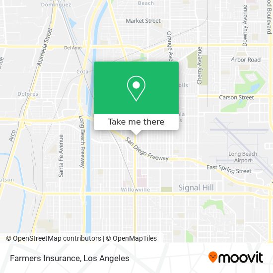 Farmers Insurance map