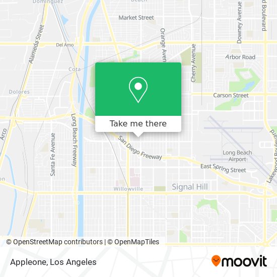 Appleone map