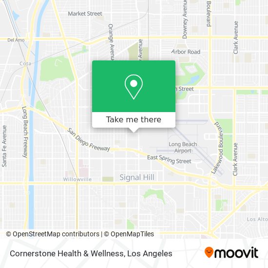 Cornerstone Health & Wellness map