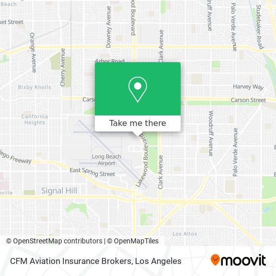 CFM Aviation Insurance Brokers map