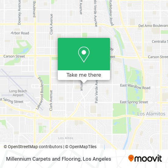 Millennium Carpets and Flooring map