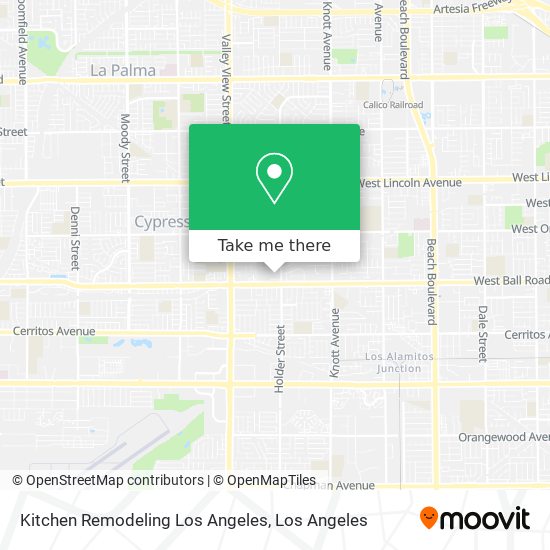 Kitchen Remodeling Los Angeles map
