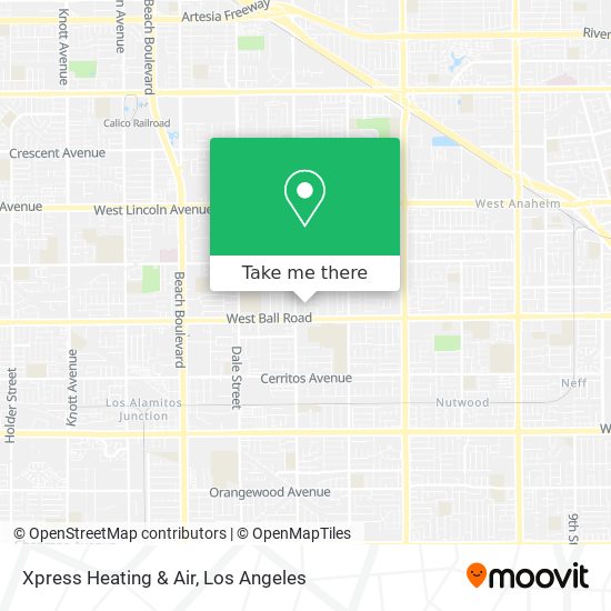 Xpress Heating & Air map