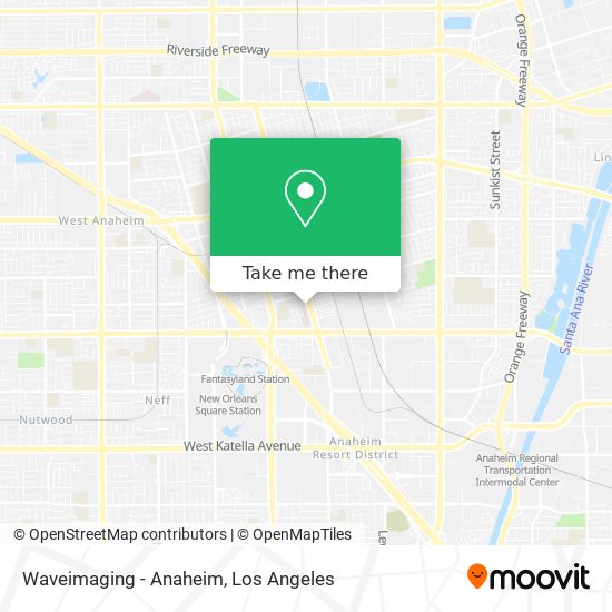 Waveimaging - Anaheim map