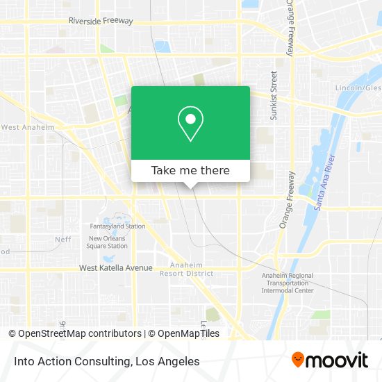 Into Action Consulting map