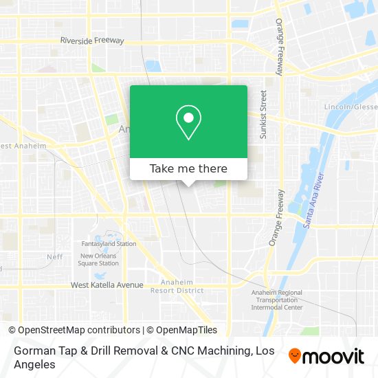 Mapa de Gorman Tap & Drill Removal & CNC Machining