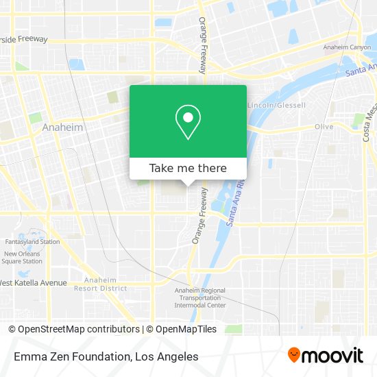 Emma Zen Foundation map