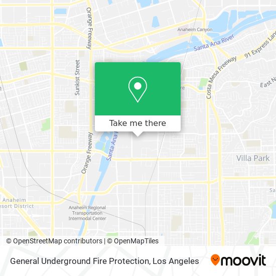General Underground Fire Protection map
