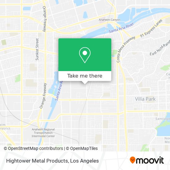 Hightower Metal Products map