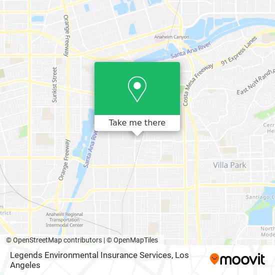 Legends Environmental Insurance Services map