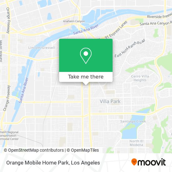 Mapa de Orange Mobile Home Park