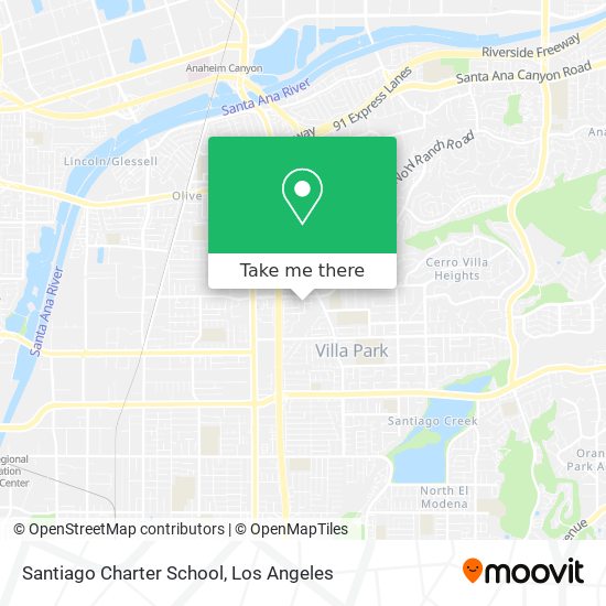 Santiago Charter School map