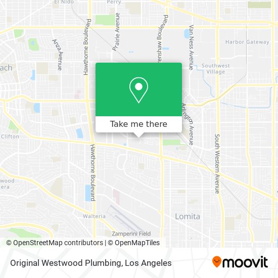Original Westwood Plumbing map