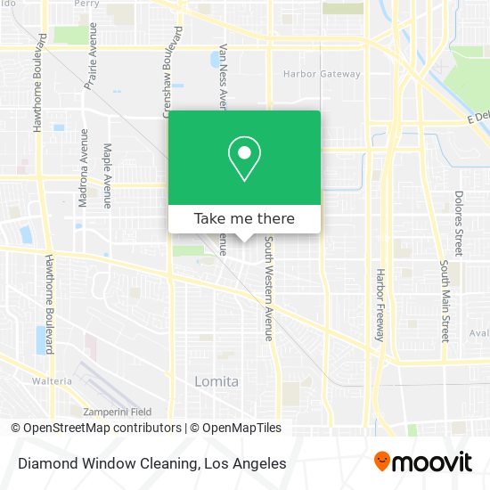 Diamond Window Cleaning map