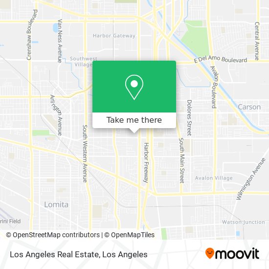 Los Angeles Real Estate map