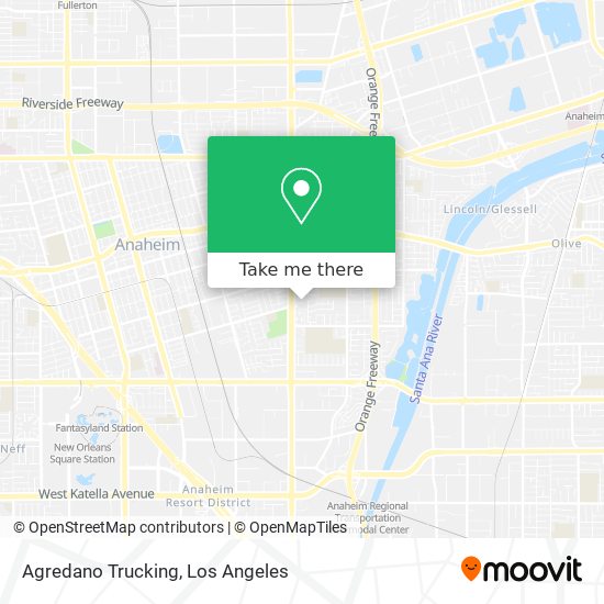 Mapa de Agredano Trucking