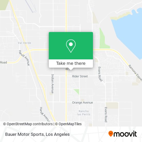 Bauer Motor Sports map