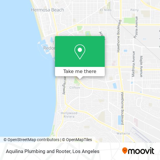 Aquilina Plumbing and Rooter map