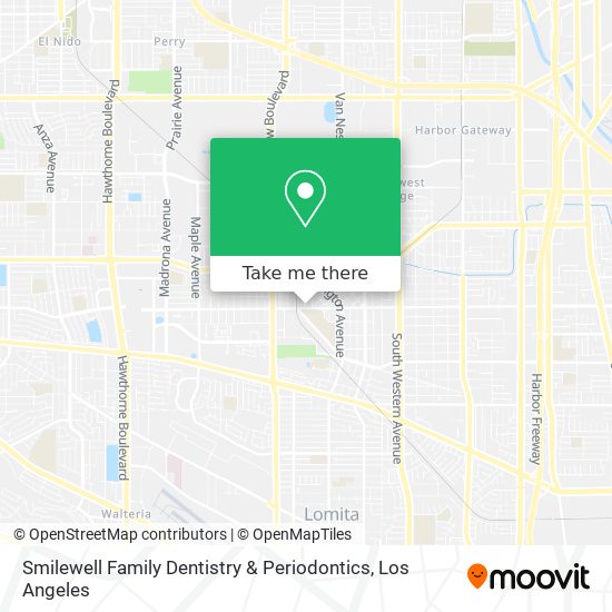 Mapa de Smilewell Family Dentistry & Periodontics