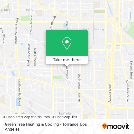 Green Tree Heating & Cooling - Torrance map